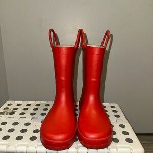 Lone Cone Red Kids' Rain Boots